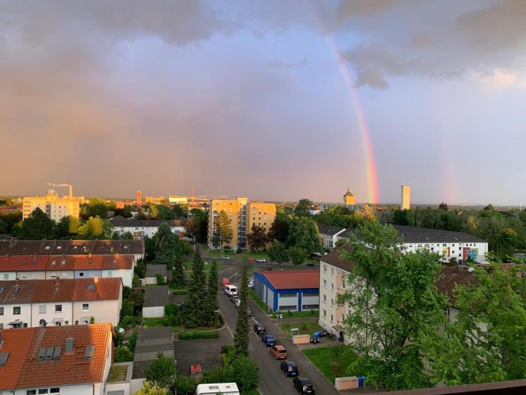 Ferienwohnung Penthouse Michelangelo GreatView, WiFi&Netflix Schweinfurt Exterior foto