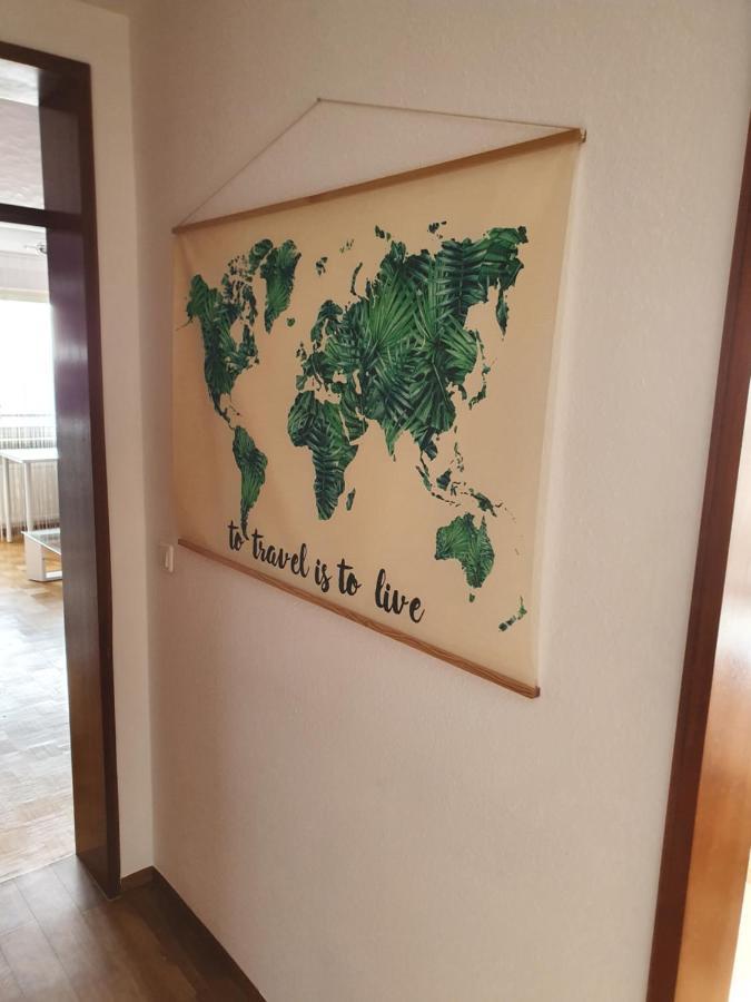 Ferienwohnung Penthouse Michelangelo GreatView, WiFi&Netflix Schweinfurt Exterior foto